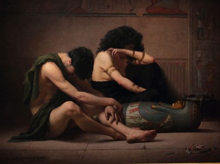 Lamentations over the Death of the First-Born of Egypt (Charles Sprague Pearce, 1877)